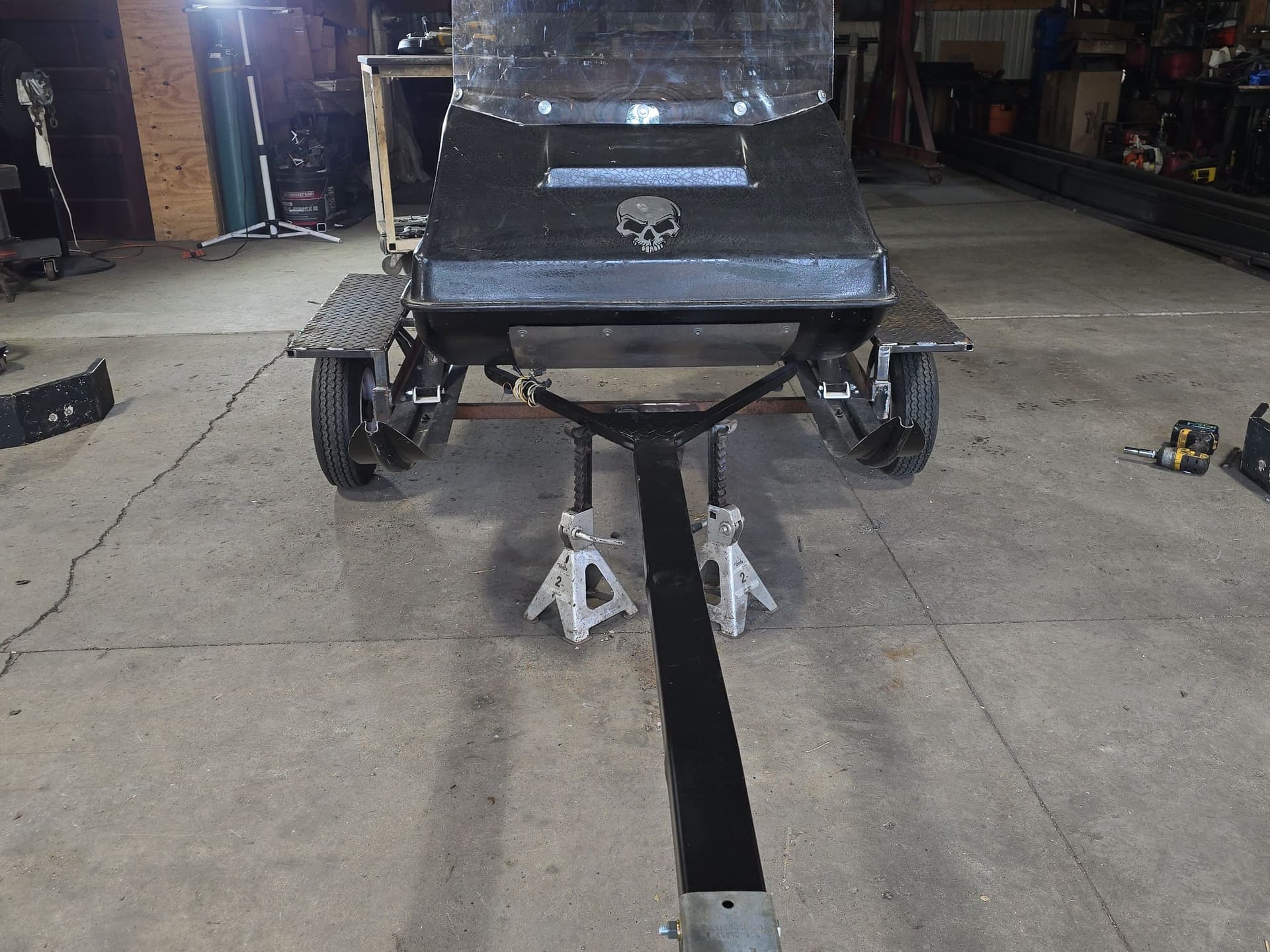 Custom Fender Fabrication for a One-of-a-Kind Ride-Behind Trailer image