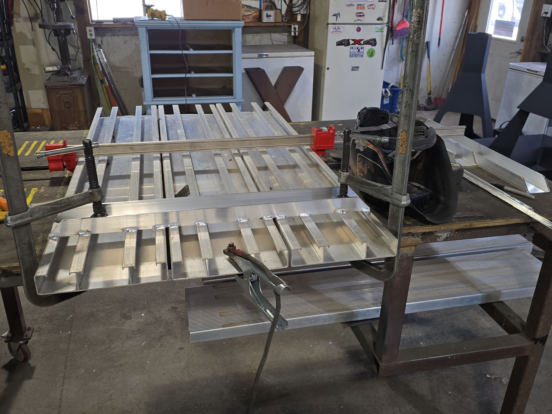 Gallery photos for Custom Aluminum Picnic Table and Outdoor Fireplaces Headed to Willmar Expo: Image #1
