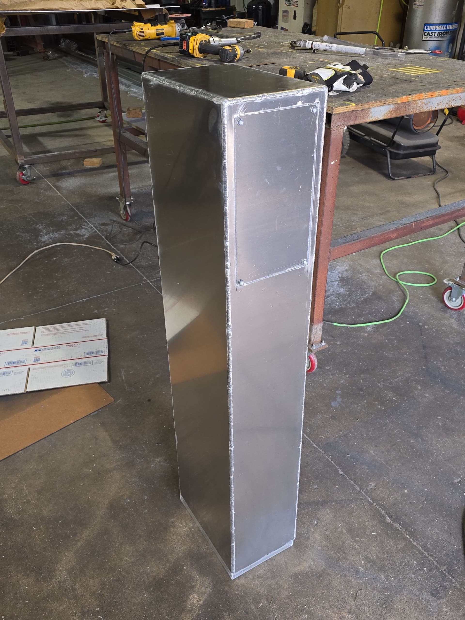 Gallery photos for Custom Aluminum Folding Control Tower Built for a Boat: Image #2
