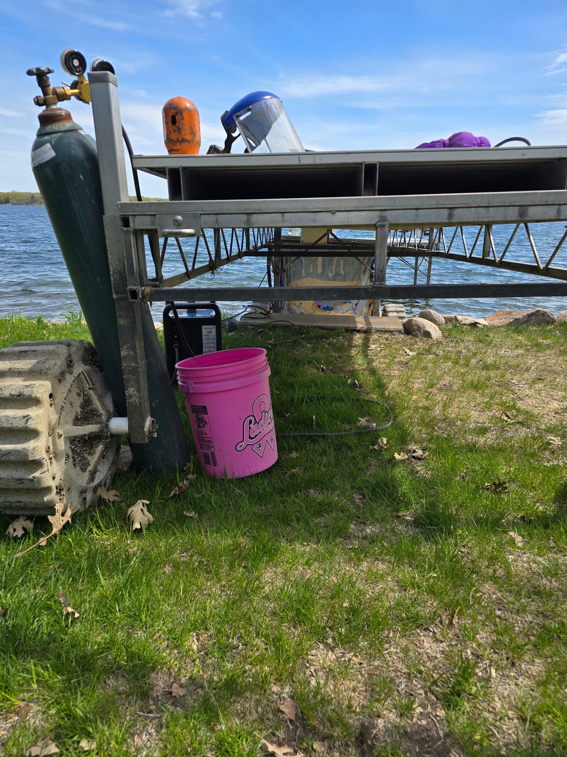 Gallery photos for Dock Repair and TIG Welding on Lake Minnie Belle Near Litchfield: Image #1