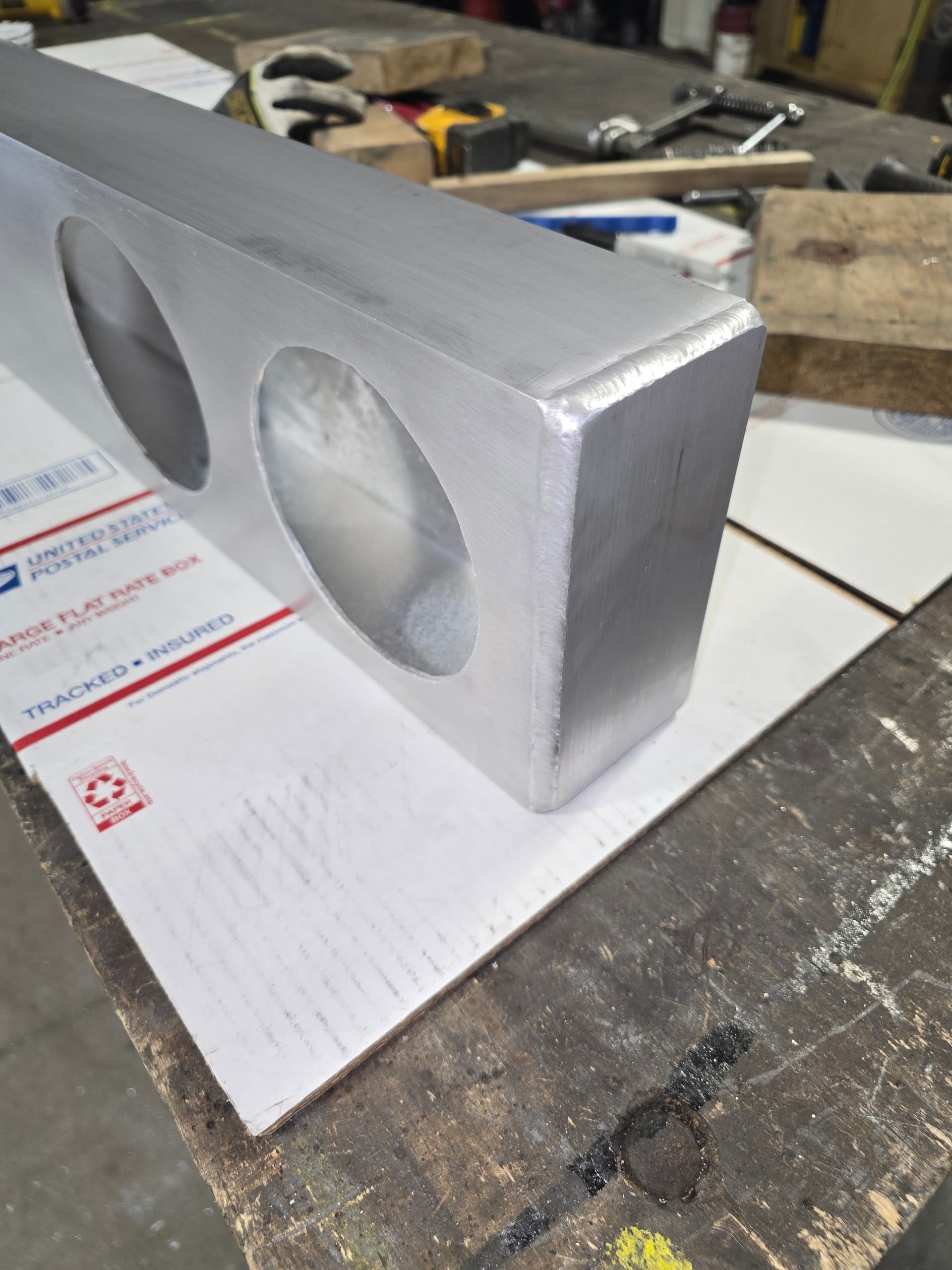 Gallery photos for Custom Aluminum Light Bar Housing Built for a Semi Truck: Image #2