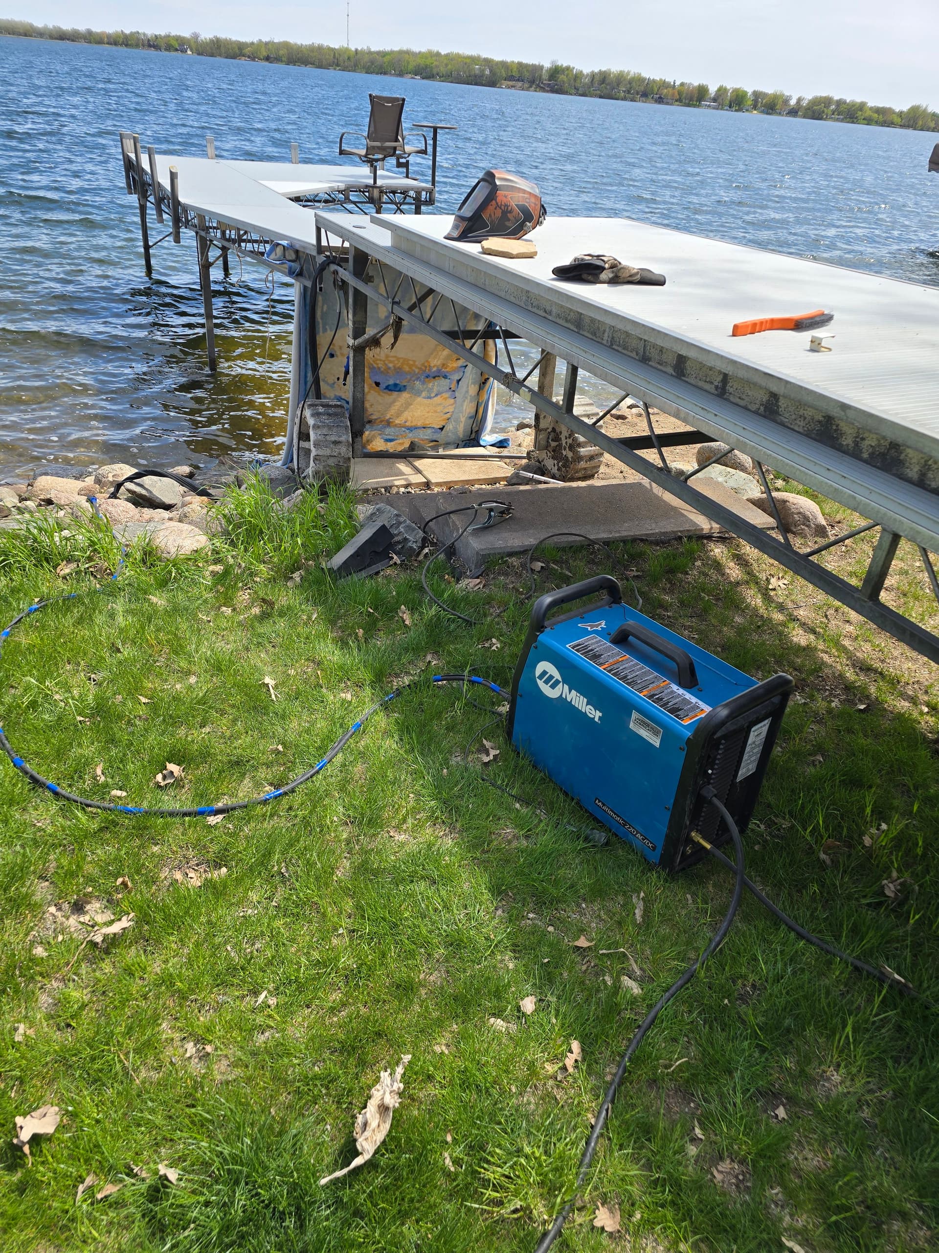 Gallery photos for Dock Repair and TIG Welding on Lake Minnie Belle Near Litchfield: Image #2