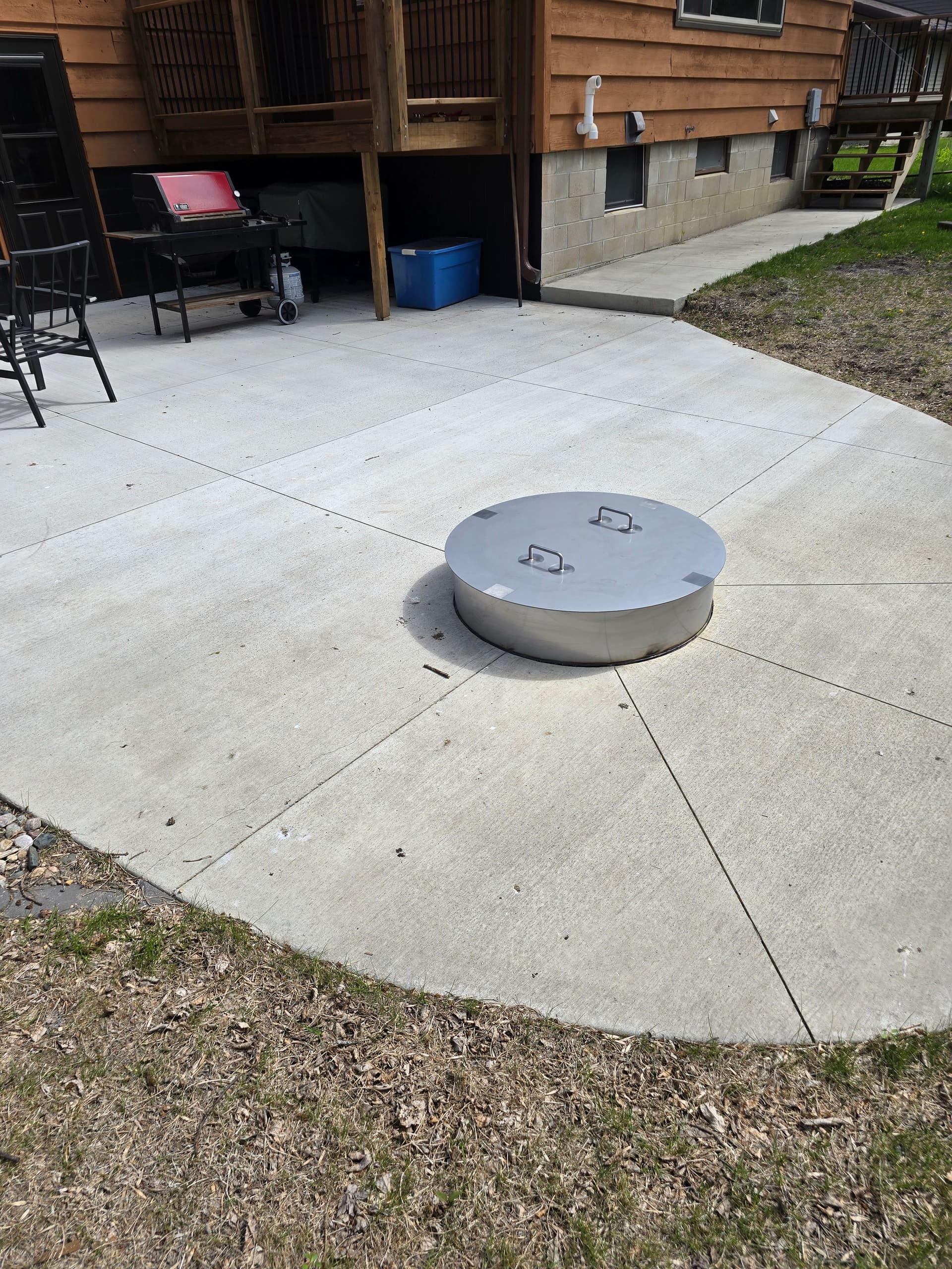 Gallery photos for Stainless Fire Pit Riser and Cover Fix in Willmar: Image #6