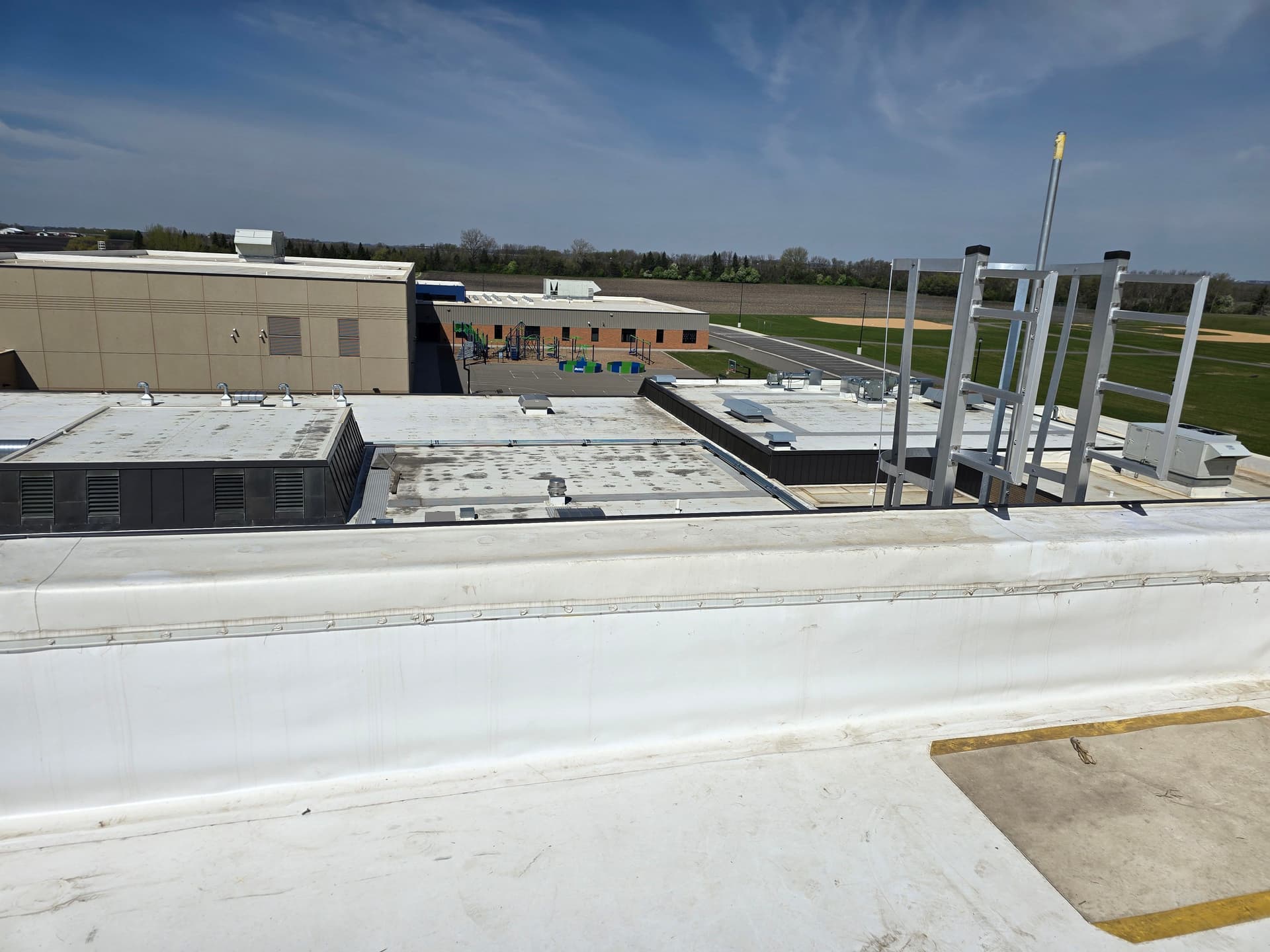 Gallery photos for Roof Access Ladder Repair at MACCRAY High School in Clara City: Image #6