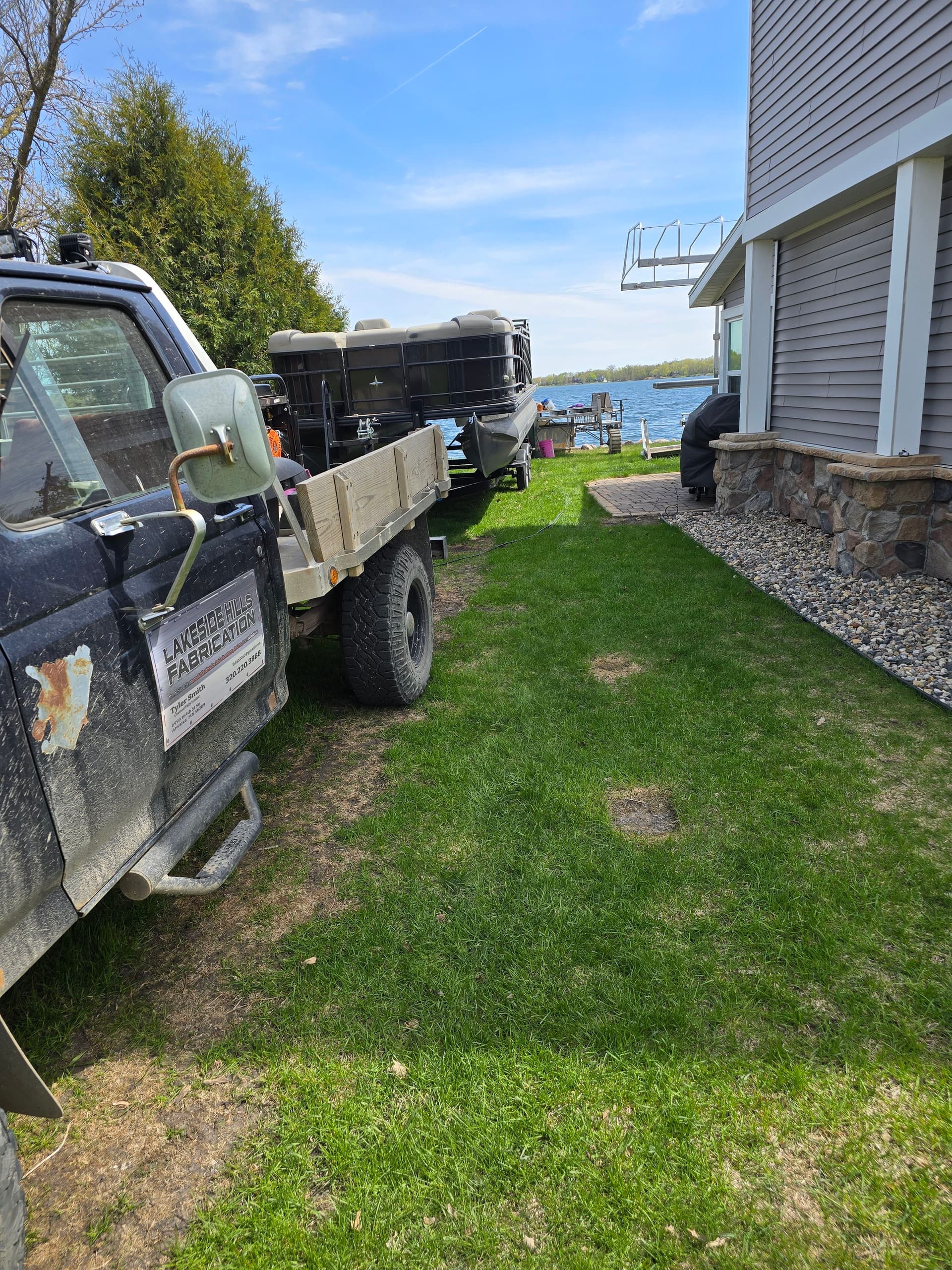 Dock Repair and TIG Welding on Lake Minnie Belle Near Litchfield image