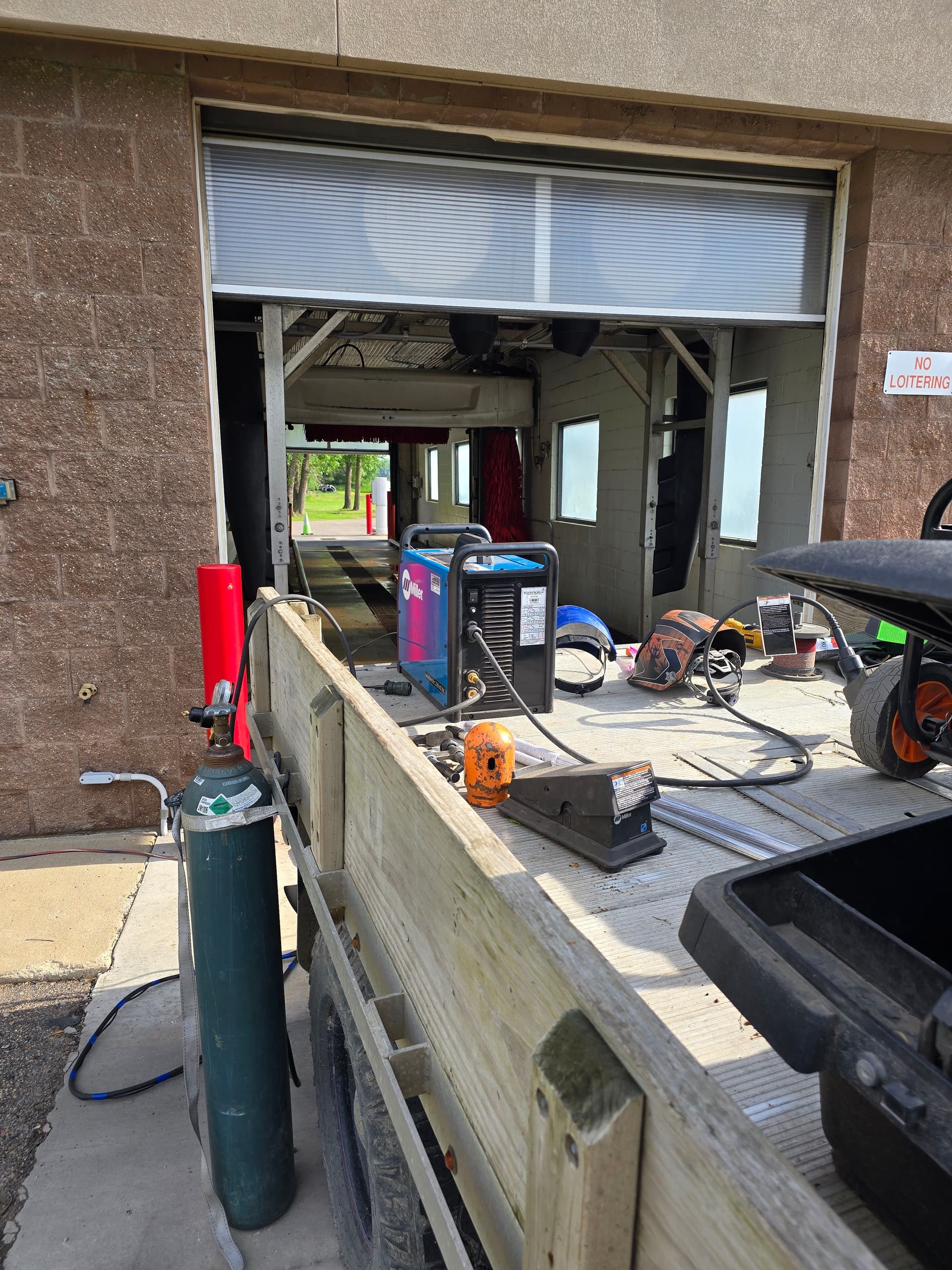 Gallery photos for Mobile Aluminum Repair on Car Wash Equipment in Litchfield: Image #1