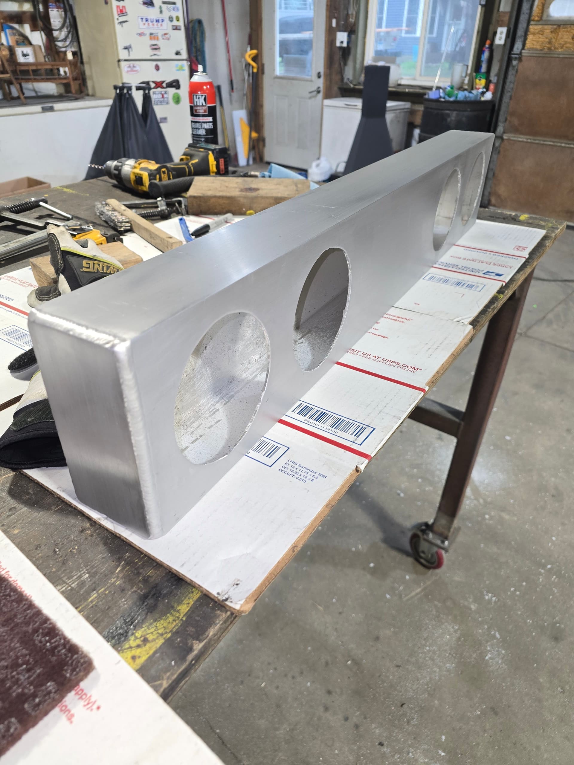 Gallery photos for Custom Aluminum Light Bar Housing Built for a Semi Truck: Image #1