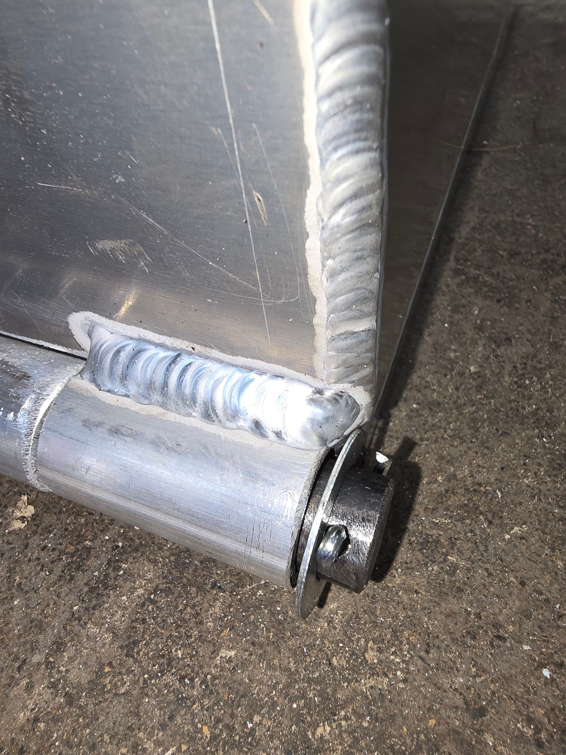 Gallery photos for Custom Aluminum Folding Control Tower Built for a Boat: Image #3