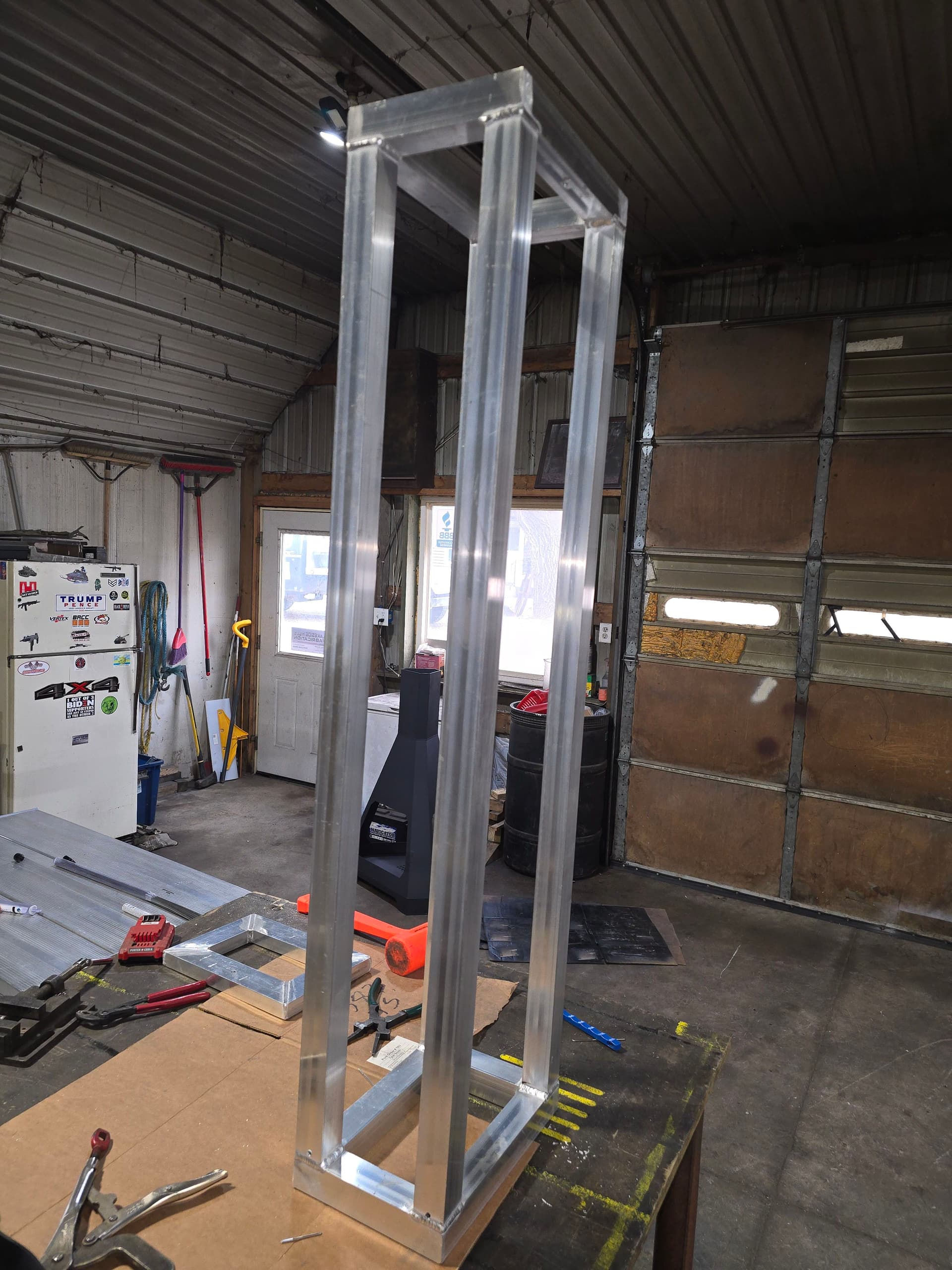 Gallery photos for Custom Aluminum Folding Control Tower Built for a Boat: Image #7