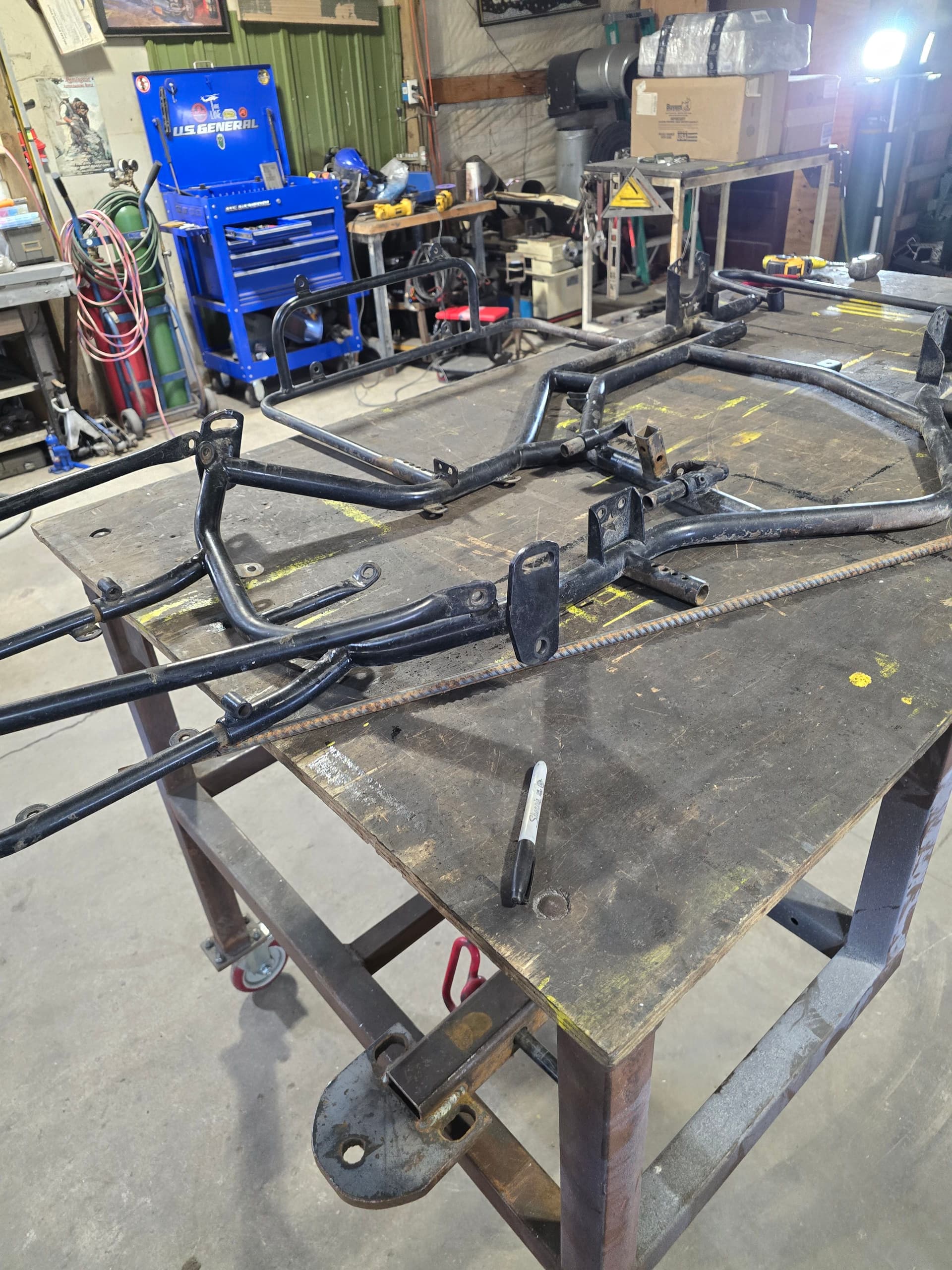 Go-Kart Frame Repair and Tile Stringer Welding Back-to-Back image