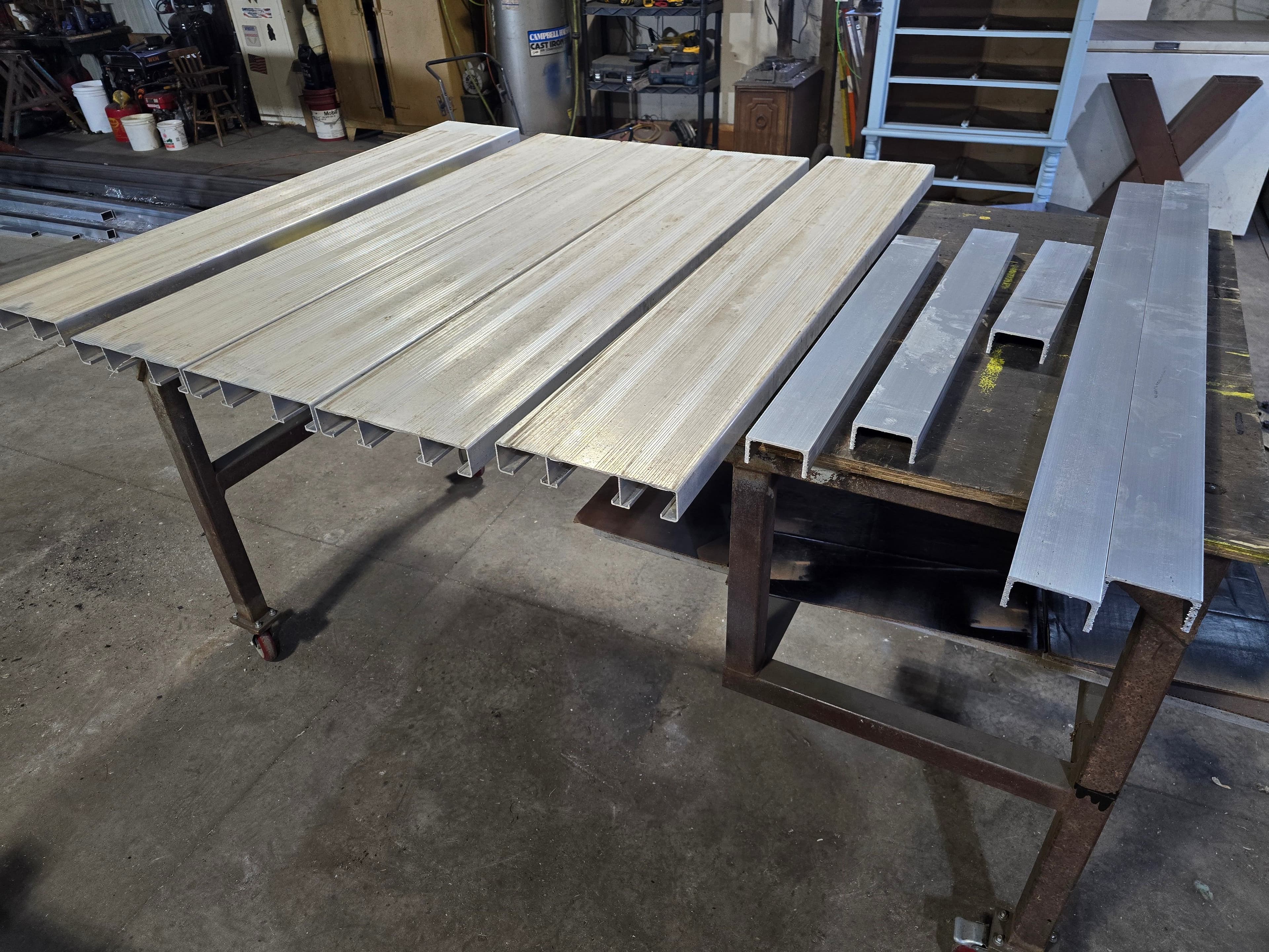 Project Custom Aluminum Picnic Table and Outdoor Fireplaces Headed to Willmar Expo image